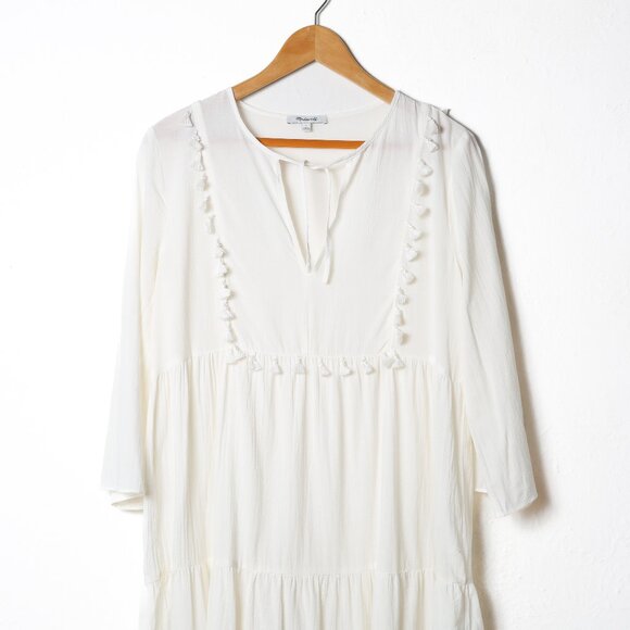 MADEWELL Tassel Cover-Up Caftan Dress - Picture 3 of 13